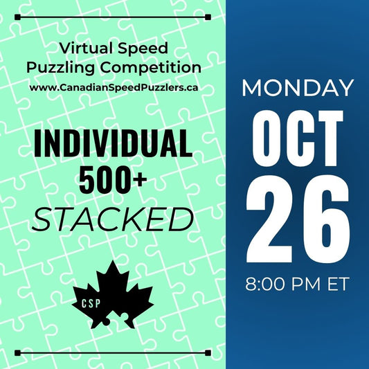 Individual 500+ STACKED - October 26, 2026 - Virtual Speed Puzzling Competition